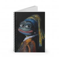 Lady Pepe Meme Spiral Notebook