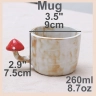 Mushroom Mug with Spoon