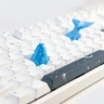 3D Blue Whale Tail Resin Keycap for Mechanical Keyboard