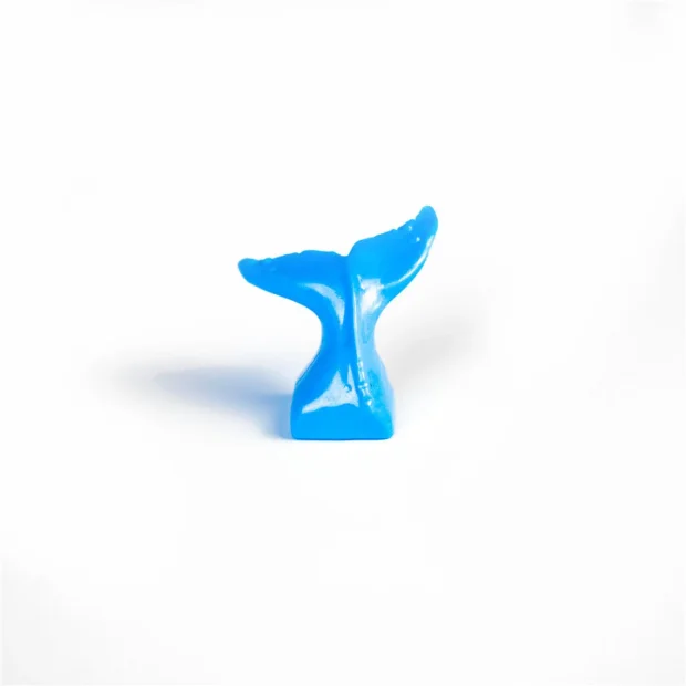 3D Blue Whale Tail Resin Keycap for Mechanical Keyboard