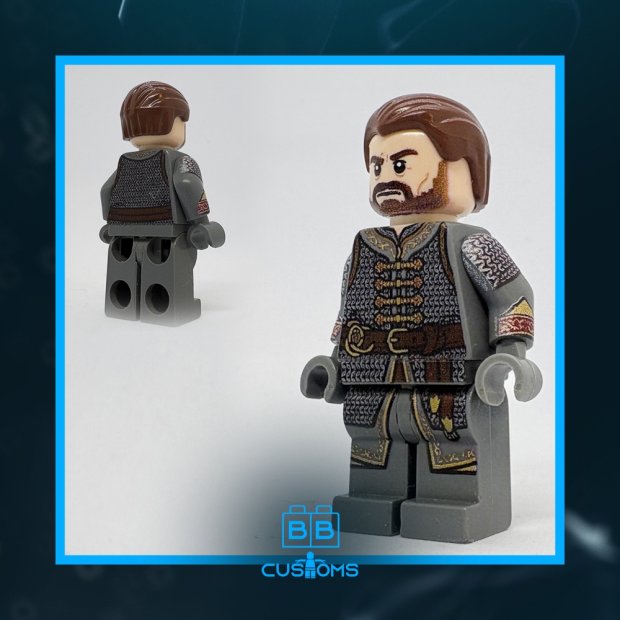 Ancient Rus Voivode Warrior Minifigure