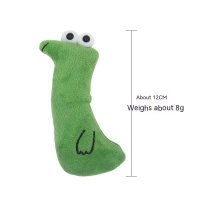 Catnip Plush Cat Toy (Green Naughty Snake)