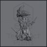 Dwarfs Tosi, Doge and Executioner Figure (Unpainted)