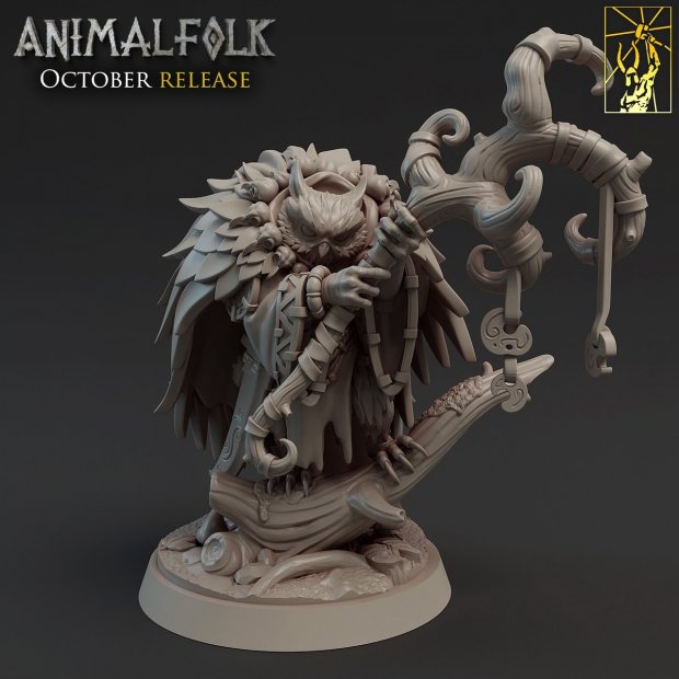 Ovlam the great magician Figure (Unpainted)