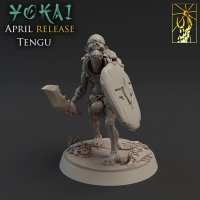 Turtle with a rune shield Figure (Unpainted)