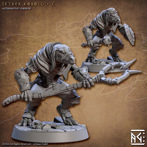 Setrek Kobold 04 Figure (Unpainted)