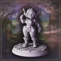 Blix, the Goblin Warrior Figure (Unpainted)