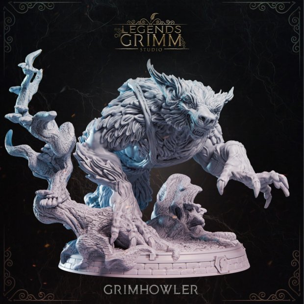 Grimhowler Sprint Figure (Unpainted)