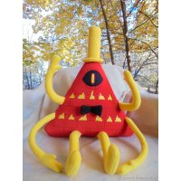 Handmade Gravity Falls - Angry Bill Cipher with 6 limbs (Big Size) Plush Toy