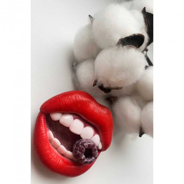 Lips Brooch