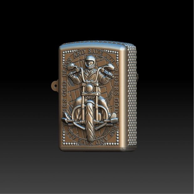 God Bless And Save All Riders Zippo Lighter
