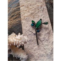 Turquoise Flower Brooch