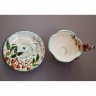 Raspberry And Bullfinch Mug With Saucer