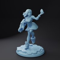 Sorceress with crystal Figure (Unpainted)