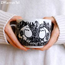 The Moomins - Moomintroll and Snork Maiden (Black and White) Mug