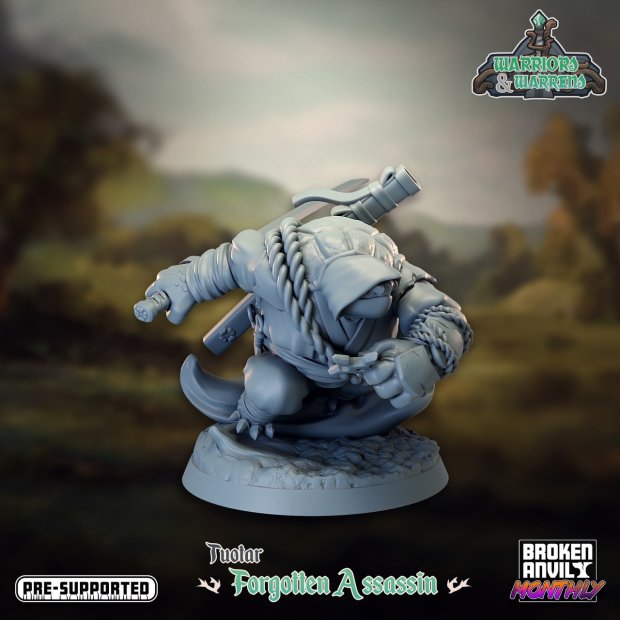 Tuotar - Forgotten Assassin Figure (Unpainted)