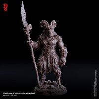 Vorhax, the Guardian of the Assembly with a Glaive Figure (Unpainted)