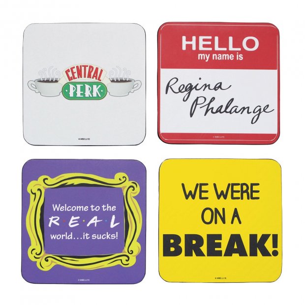 Half Moon Bay Friends - Quotes Set Of 4 Coasters