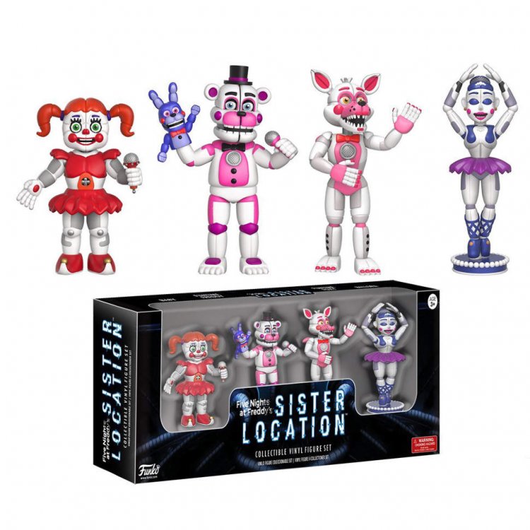 Funko Five Nights at Freddy's Sister Location 4 Figure Pack (Set 1)