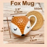 Fox Coffee Mug (550 ml)