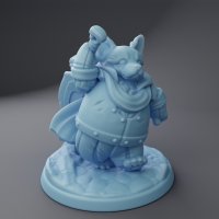 Fighting dog Figure (Unpainted)