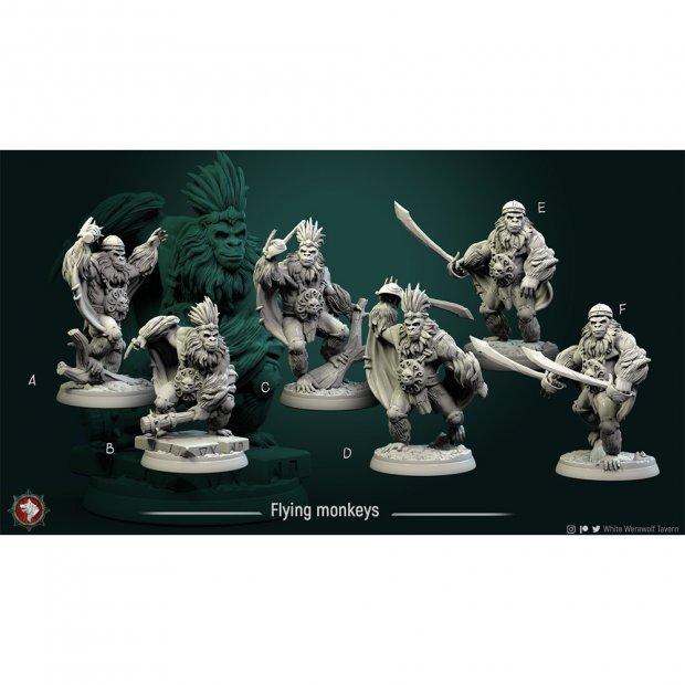 Flying Monkeys Figure (Unpainted)