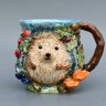 Forest Hedgehog Decorative Mug