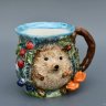 Forest Hedgehog Decorative Mug
