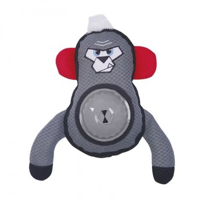 Gorilla Squeaky Dog Toy (Red)