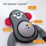 Gorilla Squeaky Dog Toy (Red)