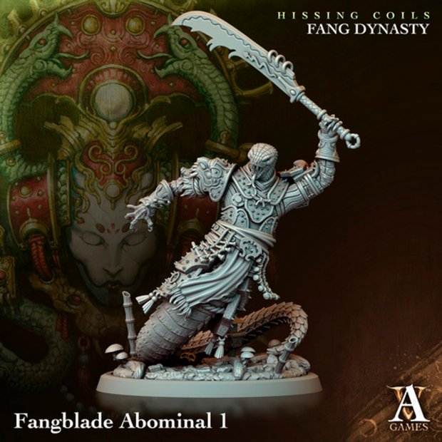 Yuan-Ti, the Warrior of the Hissing Spiral Figure (Unpainted)