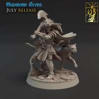Arkilune Gol with his faithful friend Figure (Unpainted)