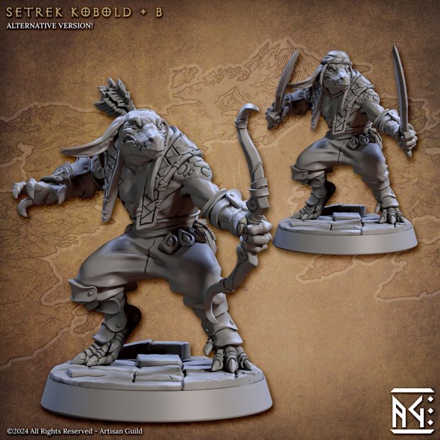 Setrek Kobold 05 Figure (Unpainted)