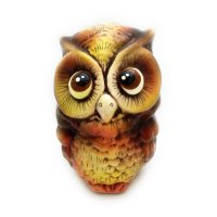 Handmade Timid Owl Figure