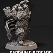 Gardain Firebeard Figure (Unpainted)