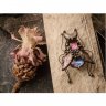 Pink Space Bug Brooch