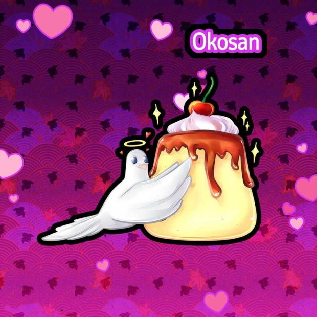 Hatoful Boyfriend - Okosan Cushion Keychain