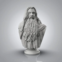 The Lord of The Rings - Gandalf the Gray Bust (Unpainted)