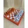 Handmade The Simpsons (Brown) Everyday Chess