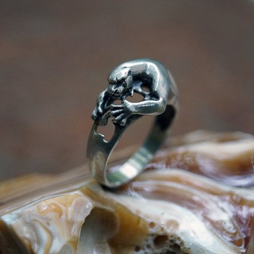 Handmade Panther Ring