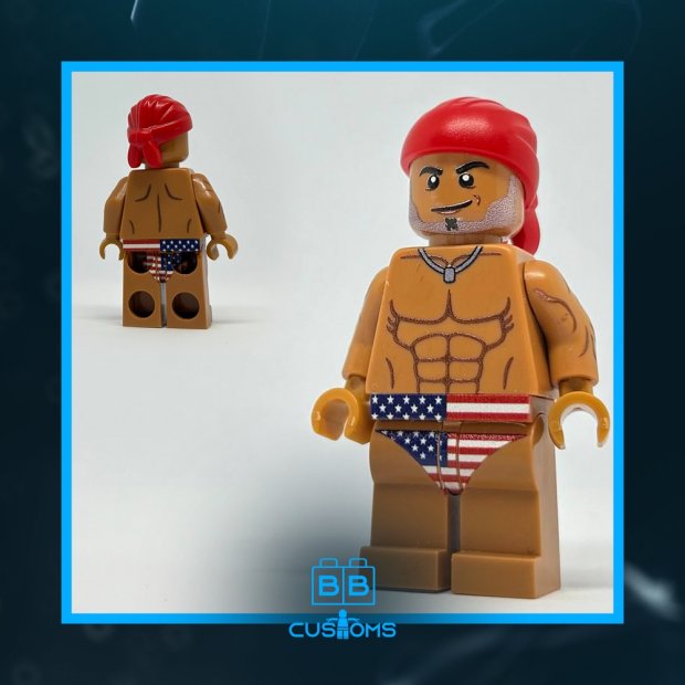 Meme Dance Muscle Man Minifigure