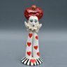 Porcelain Queen & Mad Hatter Figurine Set