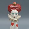 Porcelain Queen & Mad Hatter Figurine Set