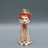 Porcelain Queen & Mad Hatter Figurine Set