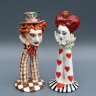 Porcelain Queen & Mad Hatter Figurine Set
