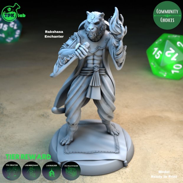 Rakshasa Enchanter Figure (Unpainted)