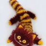 Cheshire Cat (Maroon Yellow) Plush Toy
