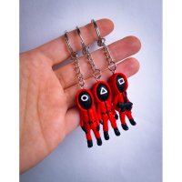Handmade Squid Game - Little Worker Keychain