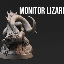 Monitor Lizard Figure (Unpainted)