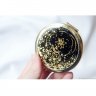 Golden Flower Pocket Mirror